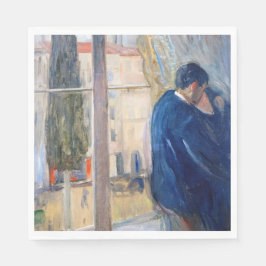 Servilleta De Papel El beso (de Edvard Munch)