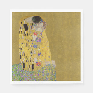 Servilleta De Papel El beso de Klimt - Art Nouveau romántico