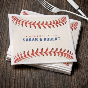 Servilleta De Papel El Boda perfecto para la captura del béisbol Softb