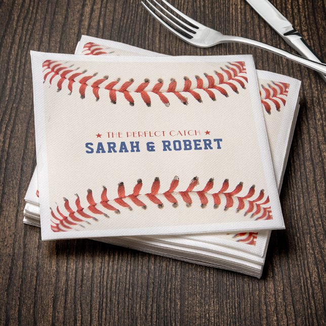 Servilleta De Papel El Boda perfecto para la captura del béisbol Softb (Subido por el creador)