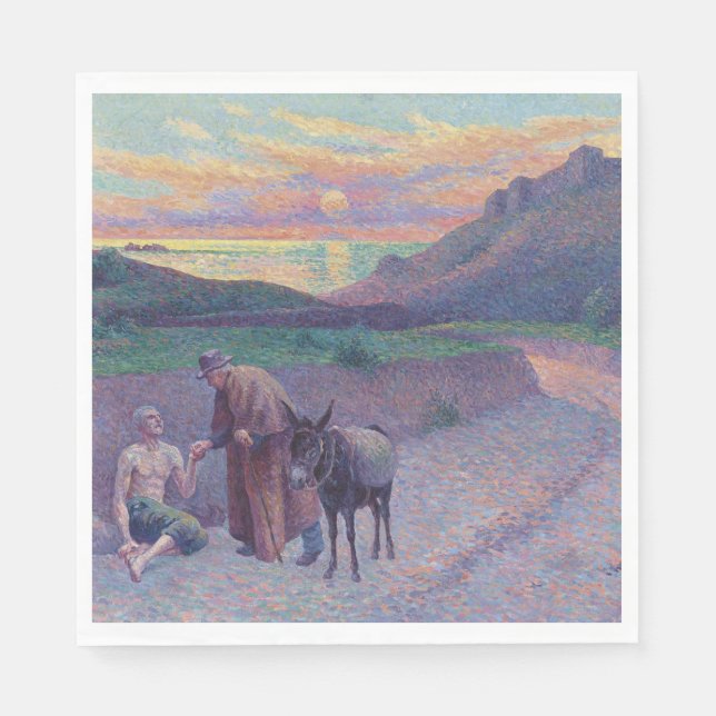 Servilleta De Papel El buen samaritano (Anverso)