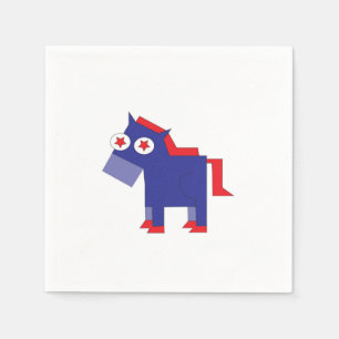 Servilleta De Papel El burro demócrata