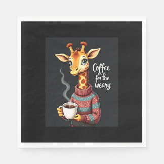 Servilleta De Papel El café es para el capo del café raro y gracioso