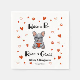 Servilleta De Papel El caprichoso Bulldog francés salva la foto de la