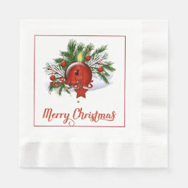 Servilleta De Papel El Cardenal Rojo Navidades Papel Napkin