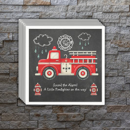 Servilleta De Papel ¡El cartón suena la alarma! Baby Shower de Firetru