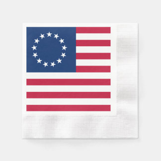Servilleta De Papel El círculo de las estrellas, la bandera estadounid