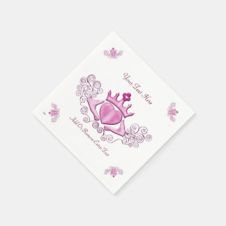 Servilleta De Papel El Claddagh (Rosa)