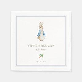Servilleta De Papel El clásico Baby Shower Peter the Rabbit