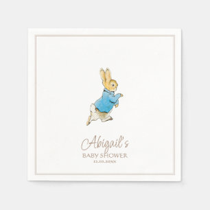 Servilleta De Papel El clásico Baby Shower Peter the Rabbit