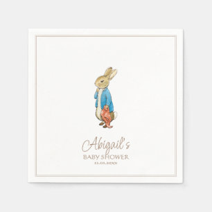 Servilleta De Papel El clásico Baby Shower Peter the Rabbit