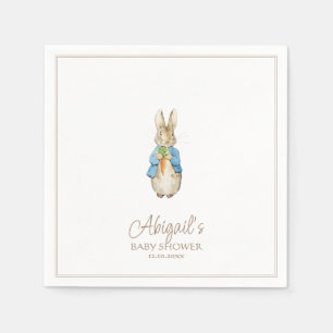 Servilleta De Papel El clásico Baby Shower Peter the Rabbit