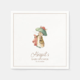 Servilleta De Papel El clásico Baby Shower Peter the Rabbit