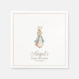 Servilleta De Papel El clásico Baby Shower Peter the Rabbit