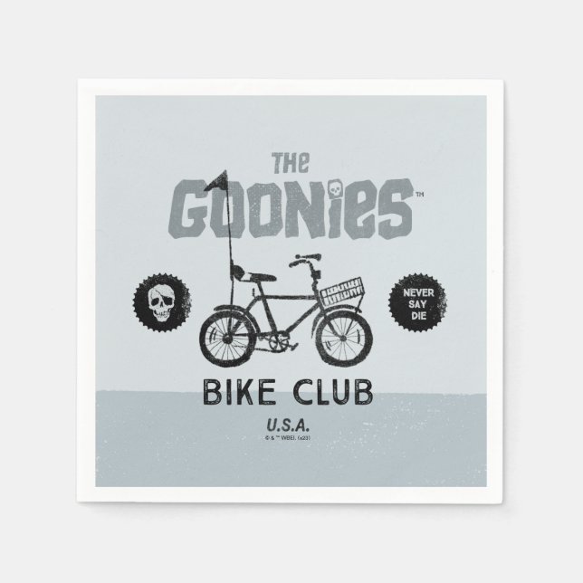 Servilleta De Papel El Club de Bicicletas Goonies (Anverso)