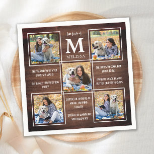 Servilleta De Papel El Collage de fotos único de los graduados rusos