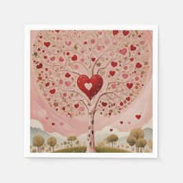 Servilleta De Papel El corazón