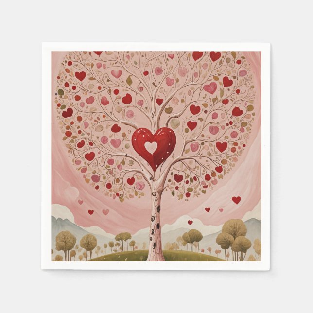 Servilleta De Papel El corazón (Anverso)