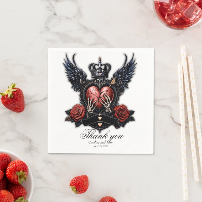 Servilleta De Papel El Corazón Arañado: Un Epos Gótico. (In situ)