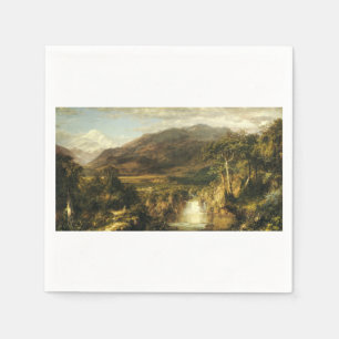 Servilleta De Papel El corazón de los Andes por Frederic Edwin Church