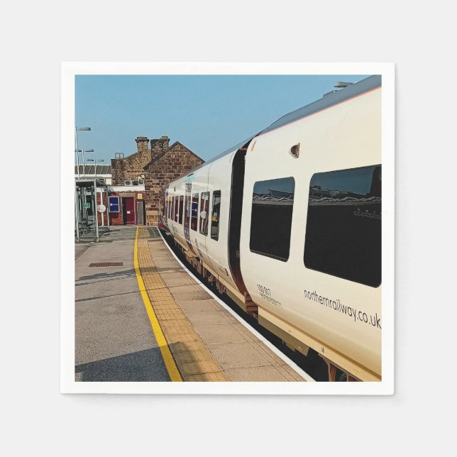 Servilleta De Papel El costado de un tren (Anverso)