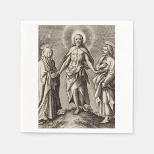 Servilleta De Papel El Cristo Retreen está en una colina