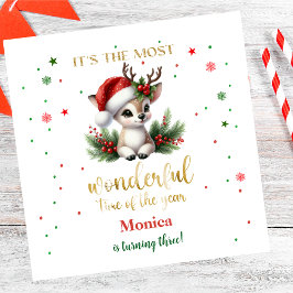 Servilleta De Papel El cumpleaños de los navidades más maravillosos