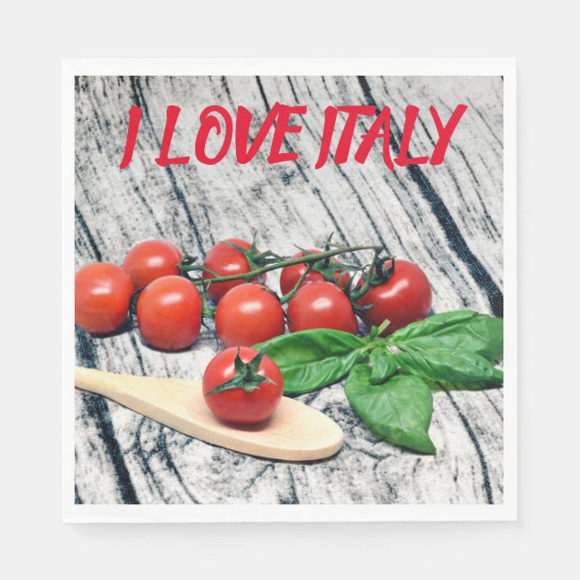 Servilleta De Papel El delantal mediterráneo para adultos de la comida (Anverso)