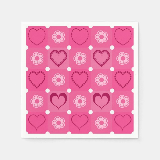 Servilleta De Papel El día de San Valentín (Anverso)