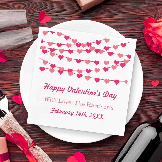 Servilleta De Papel El día de San Valentín feliz colgante de los (Subido por el creador)