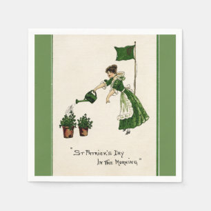 Servilleta De Papel El día de St Patrick por la mañana