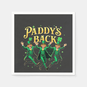 Servilleta De Papel El divertido apoyo de Paddy al Trump en el Día de