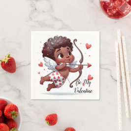 Servilleta De Papel El encanto de Cupido es mi San Valentín