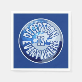 Servilleta De Papel El engaño está por todas partes