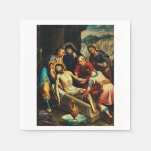 Servilleta De Papel El entierro de Cristo Juan Rodríguez Juarez