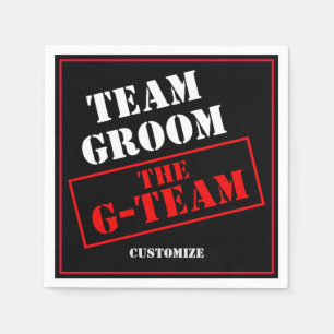 Servilleta De Papel El Equipo G Team Groom