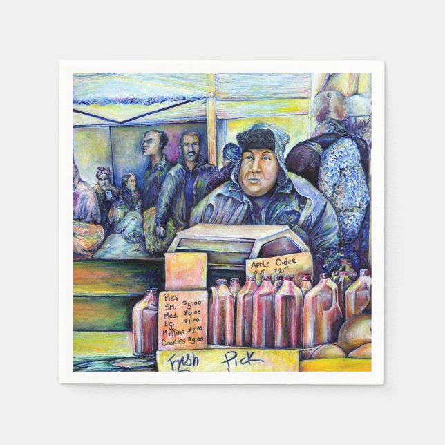 Servilleta De Papel Él Escuchó, Lo Que Vi (Anverso)