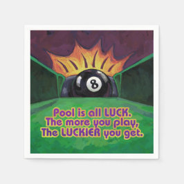 Servilleta De Papel El estanque es la suerte