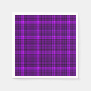 Servilleta De Papel El extracto a cuadros inconsútil de la tela