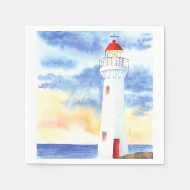 Servilleta De Papel El Faro Náutico (Anverso)