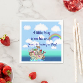 Servilleta De Papel El favor árabe de Noah en Baby Shower