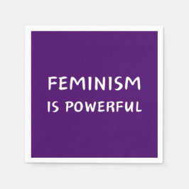 Servilleta De Papel El feminismo es poderoso