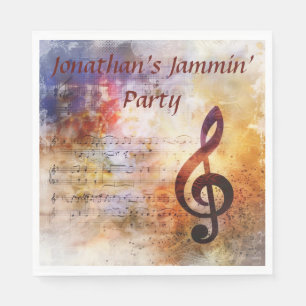 Servilleta De Papel El Fiesta de Clef Jammin, tema musical