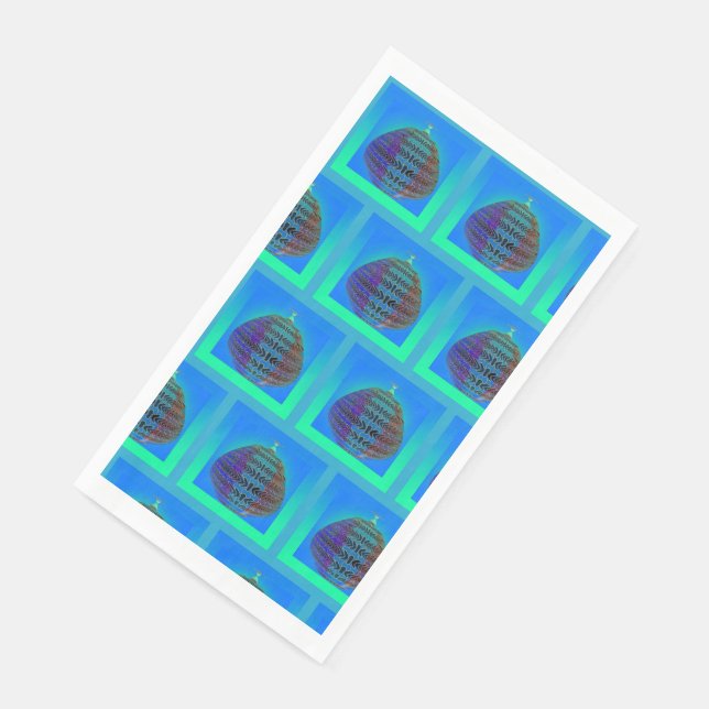 Servilleta De Papel El frasco de farmacia azul    (Esquina)
