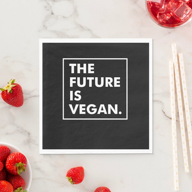 Servilleta De Papel El Futuro Es Vegan (Subido por el creador)