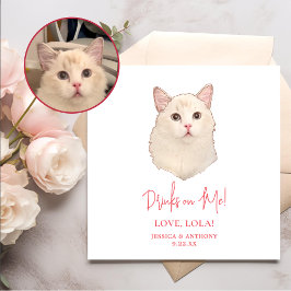 Servilleta De Papel El gato de Ragdoll me consume bebidas personalizad