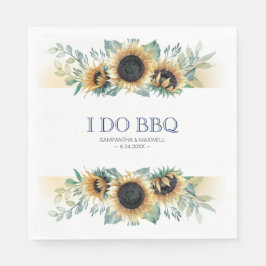 Servilleta De Papel El girasol rústico que hago barbacoa