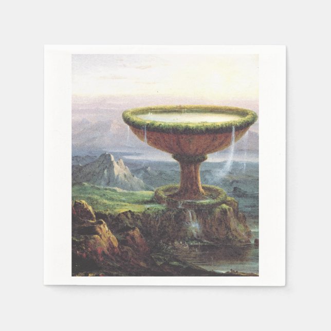 Servilleta De Papel El goblet del Titan de Thomas Cole (Anverso)