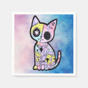 Servilleta De Papel El Gótico Kawaii Pastel Patchwork Gótico Creepy
