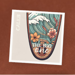 Servilleta De Papel El gran Personalizado hawaiano de primer cumpleaño